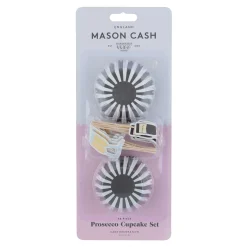 Cupcake Cases & Toppers>Mason Cash 48 Prosecco Cupcake Case & Toppers