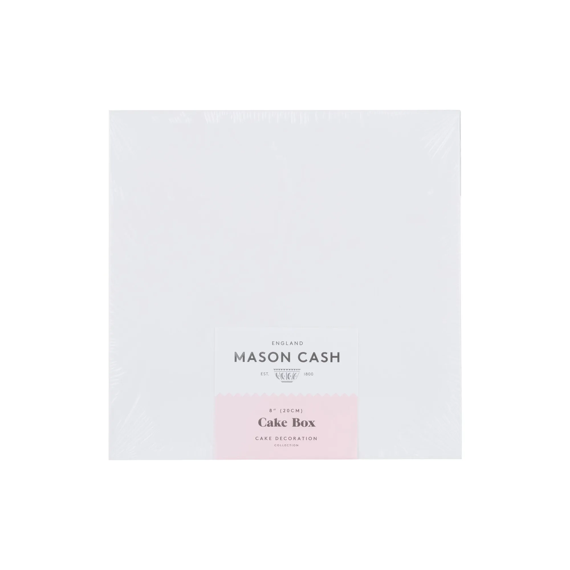 Cake Stands & Boxes>Mason Cash 8" White Cake Box 20cm