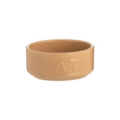 Cane Pet Bowls>Mason Cash Cane Lettered Cat Bowl 13cm