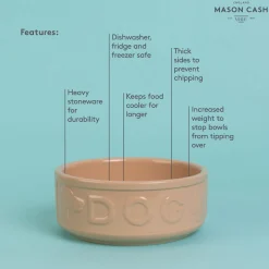 Cane Pet Bowls|Dog Bowls>Mason Cash Cane Lettered Dog Bowl 18cm