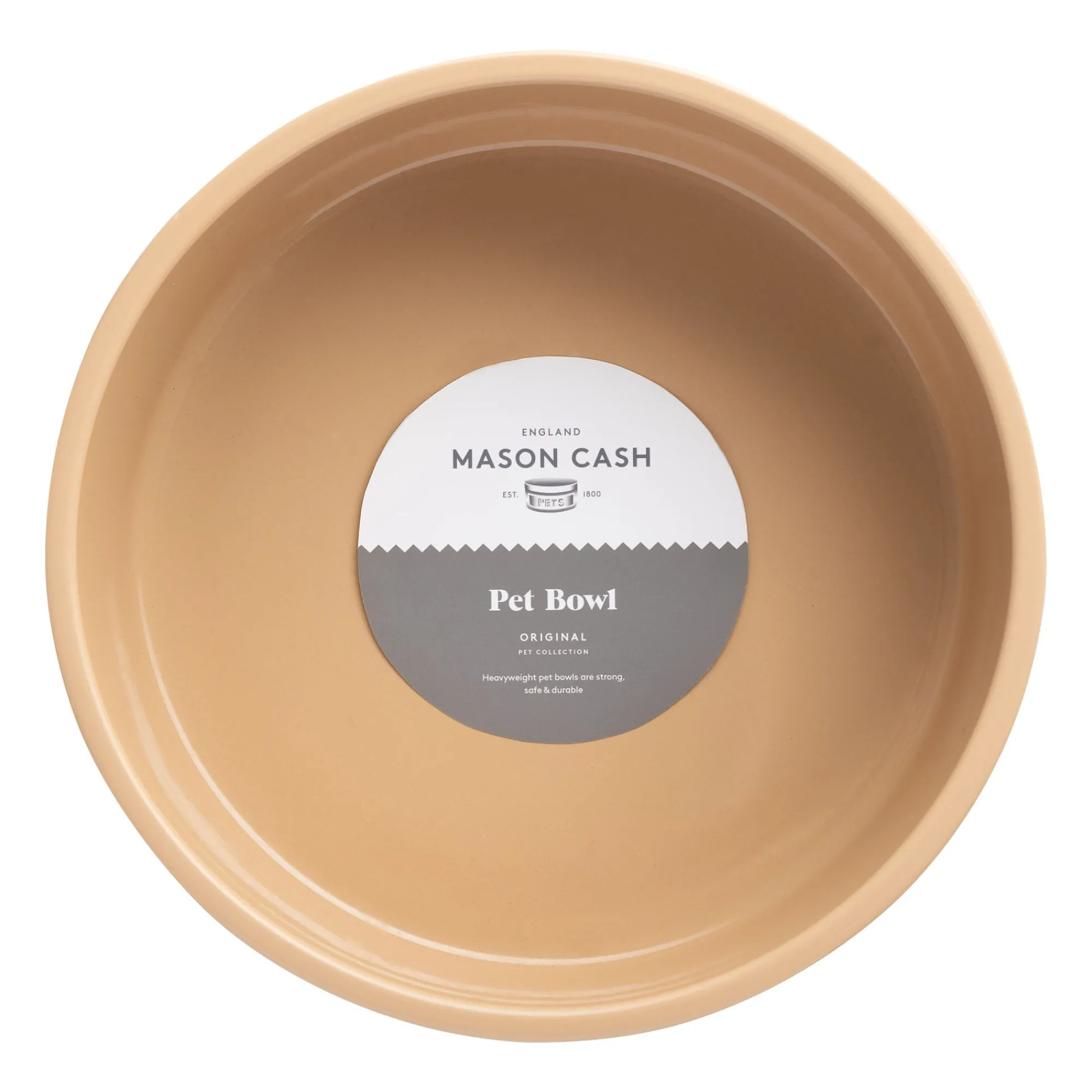 Cane Pet Bowls|Dog Bowls>Mason Cash Cane Lettered Dog Bowl 25cm