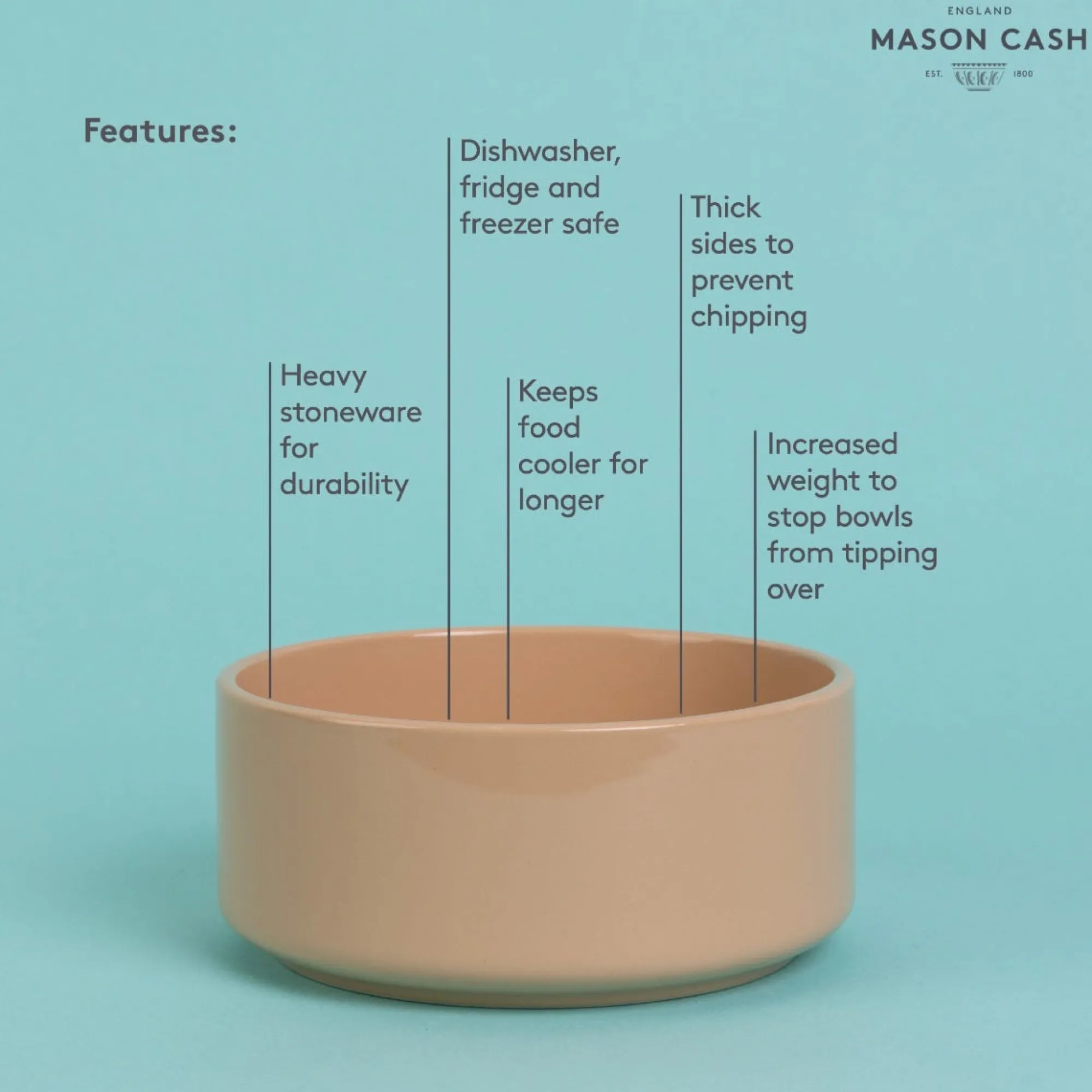 Cane Pet Bowls|Dog Bowls>Mason Cash Cane Pet Bowl 18cm