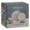 Dinner Sets>Mason Cash Classic Collection Cream 12 Piece Dinner Set