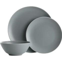 Dinner Sets>Mason Cash Classic Collection Grey 12 Piece Dinner Set