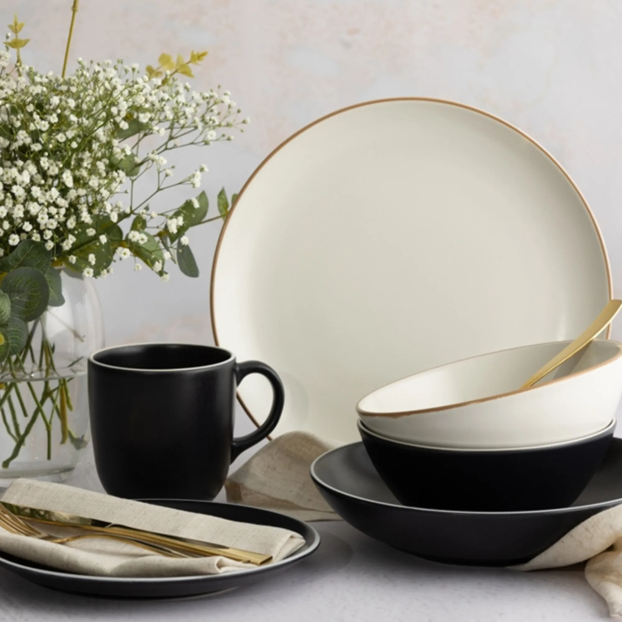 Plates>Mason Cash Classic Collection Set 4 Cream Dinner Plates