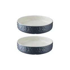 Decorated Pet Bowls|Cat Bowls>Mason Cash Colour Mix Grey Set Of 2 Cat Saucers 13cm