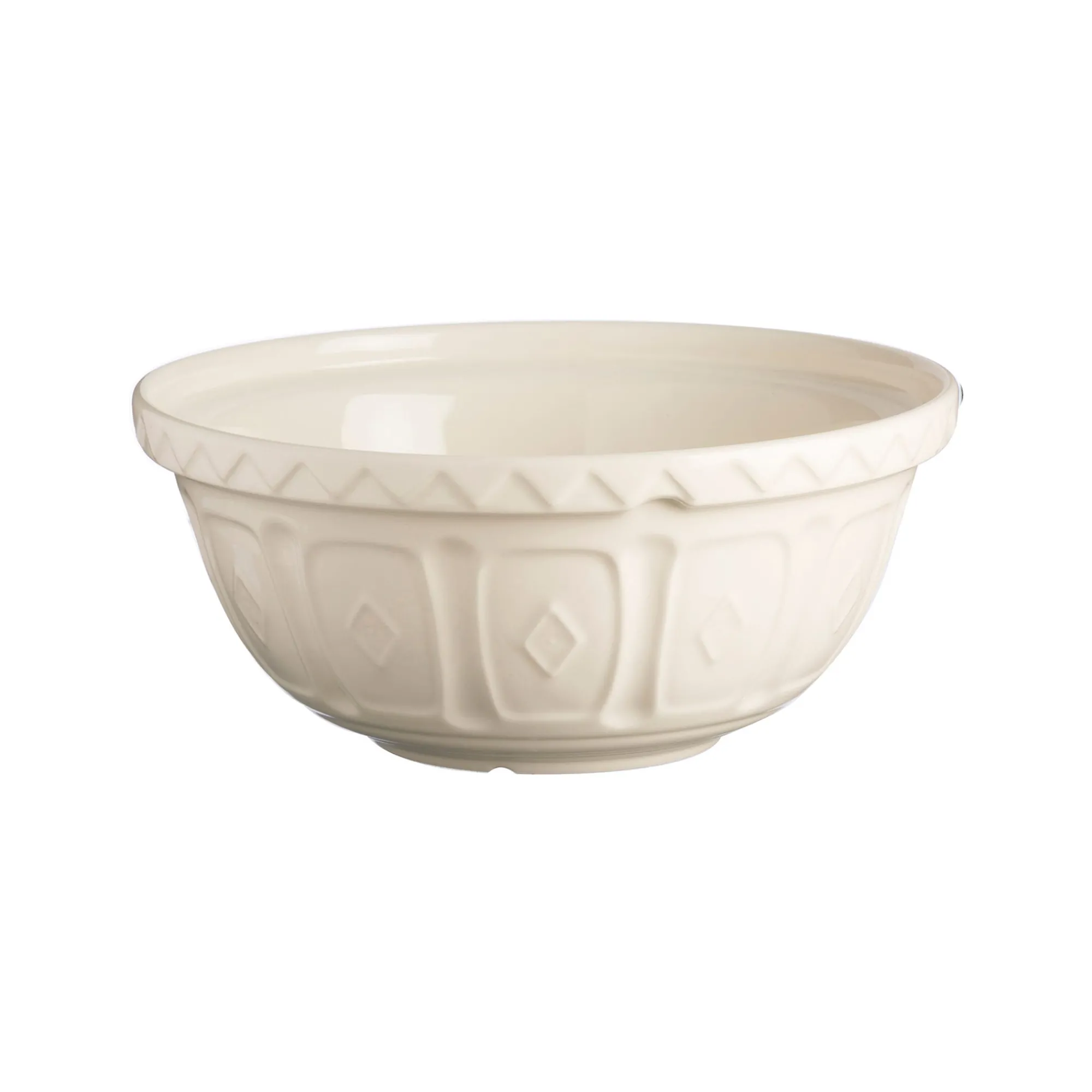 Colour Mix Mixing Bowls>Mason Cash Colour Mix S18 Cream Mixing Bowl 26cm
