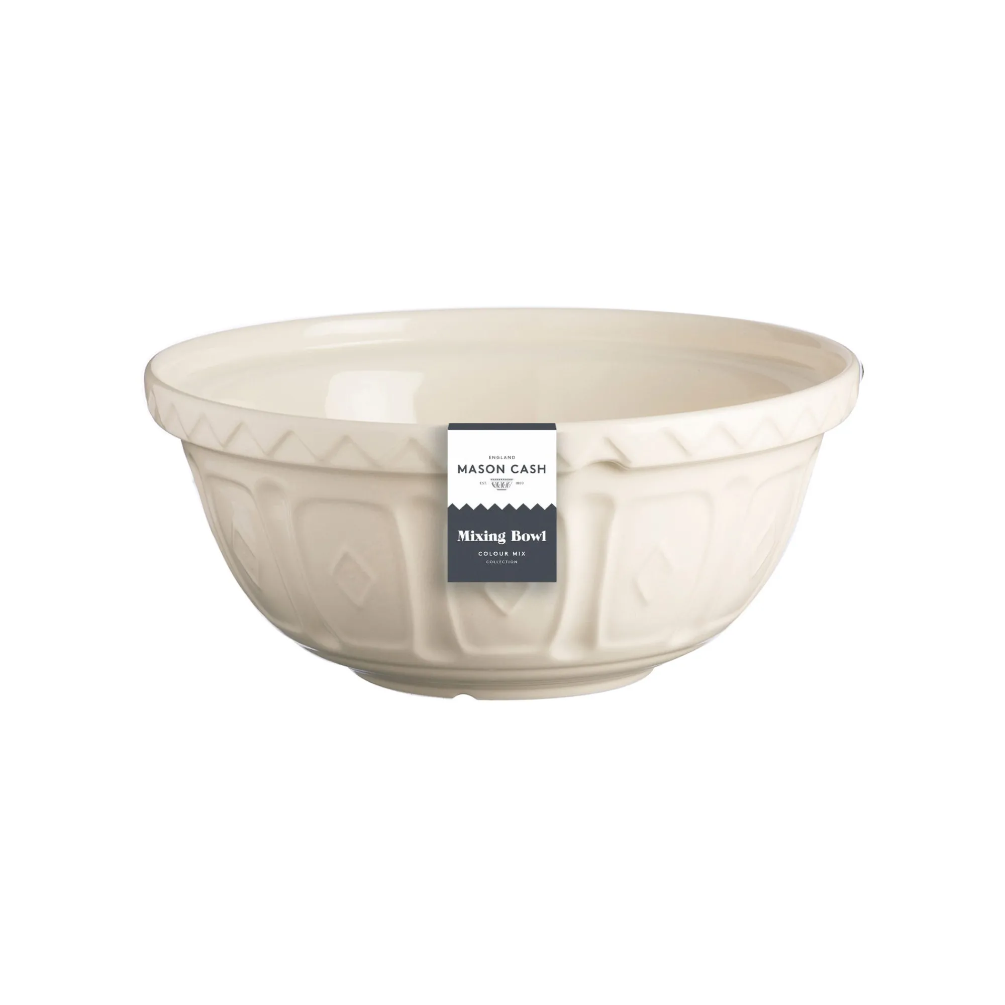 Colour Mix Mixing Bowls>Mason Cash Colour Mix S24 Cream Mixing Bowl 24cm