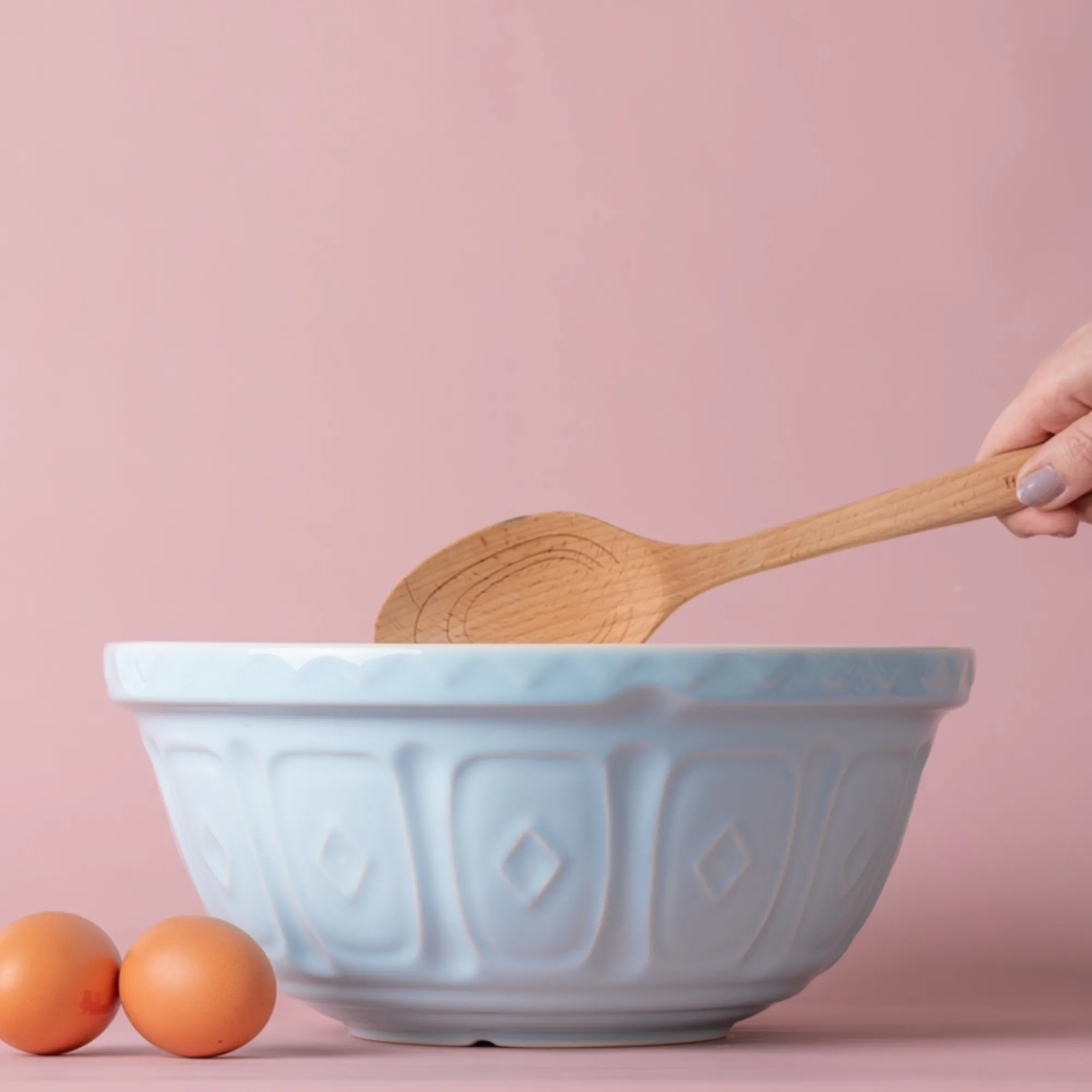 Colour Mix Mixing Bowls>Mason Cash Colour Mix S12 Powder Blue Mixing Bowl 29cm