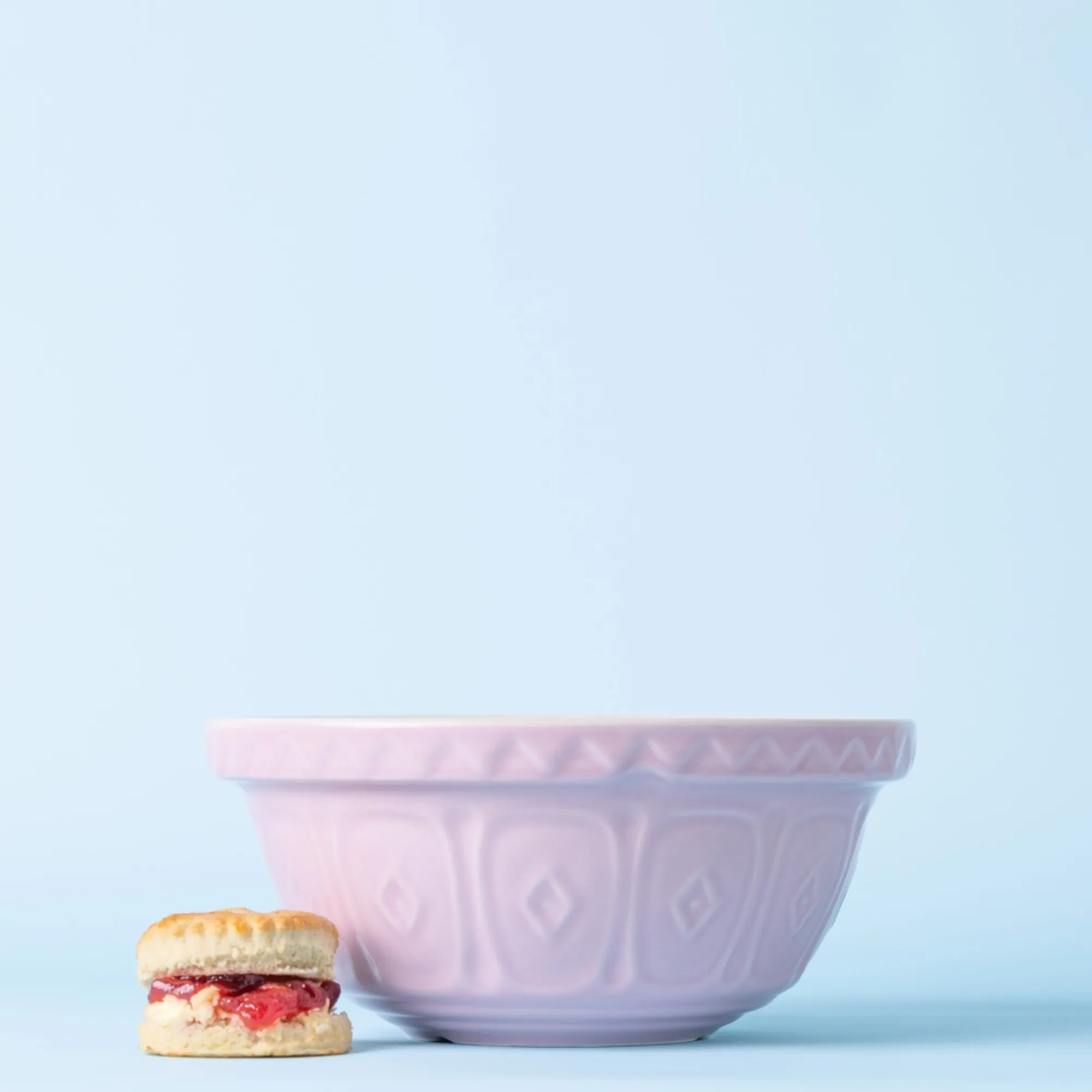 Colour Mix Mixing Bowls>Mason Cash Colour Mix S24 Powder Pink Mixing Bowl 24cm