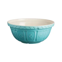 Colour Mix Mixing Bowls>Mason Cash Colour Mix S18 Turquoise Mixing Bowl 26cm