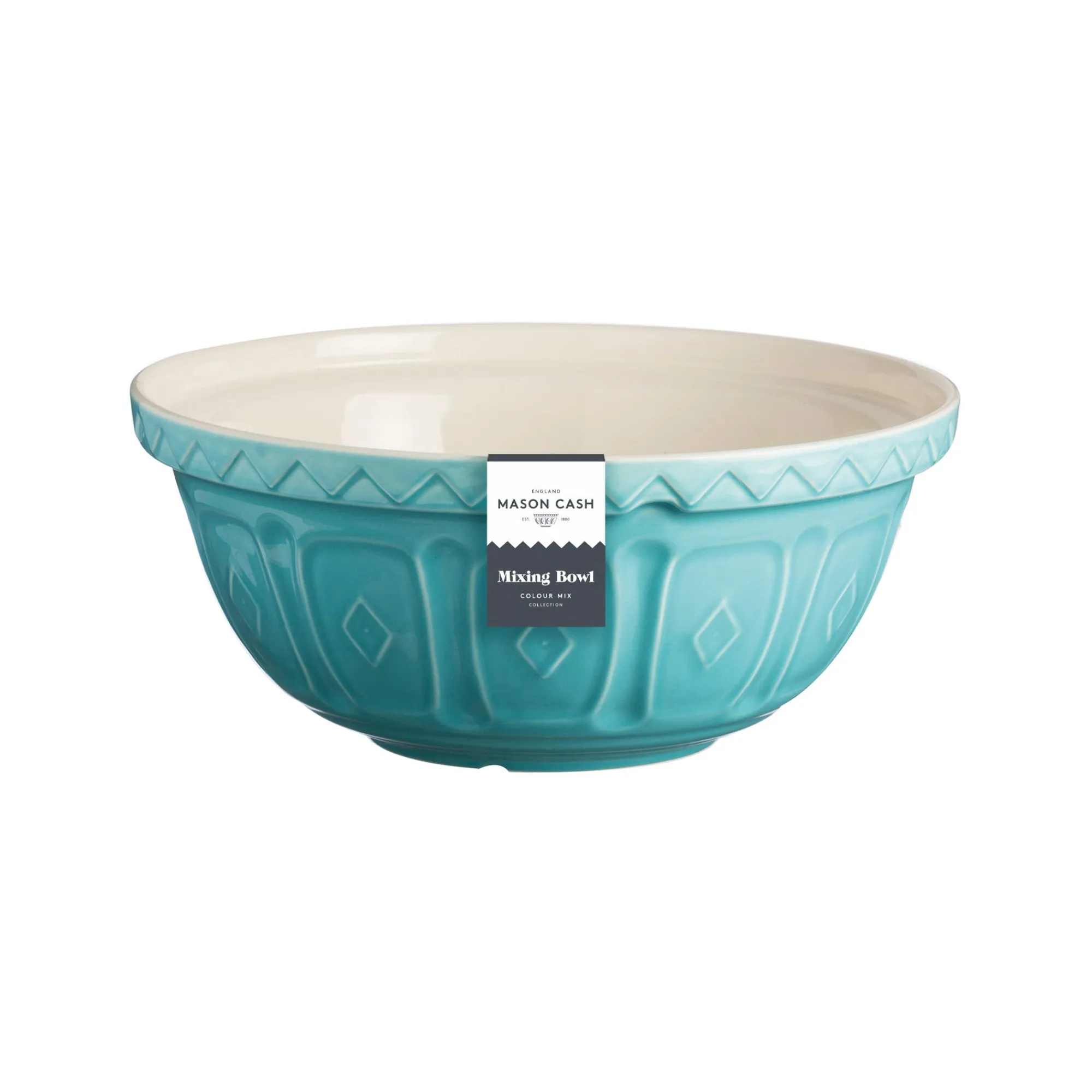 Colour Mix Mixing Bowls>Mason Cash Colour Mix S18 Turquoise Mixing Bowl 26cm