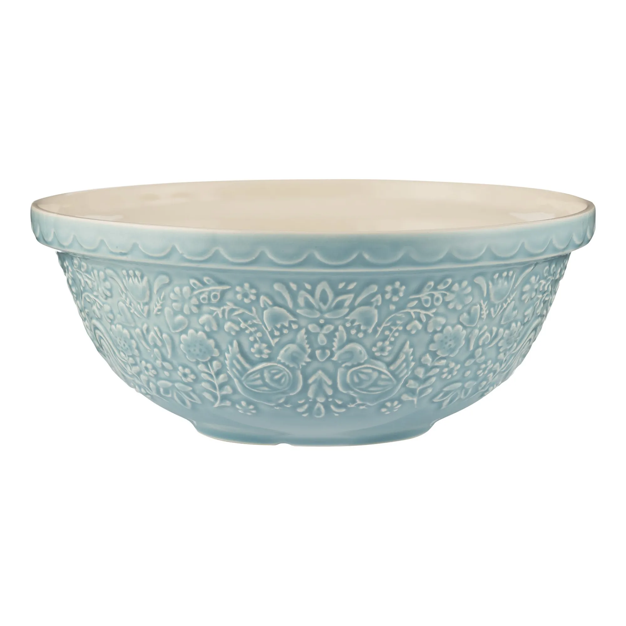 Home To Roost Mixing Bowls>Mason Cash Home To Roost S18 Blue Mixing Bowl 26cm