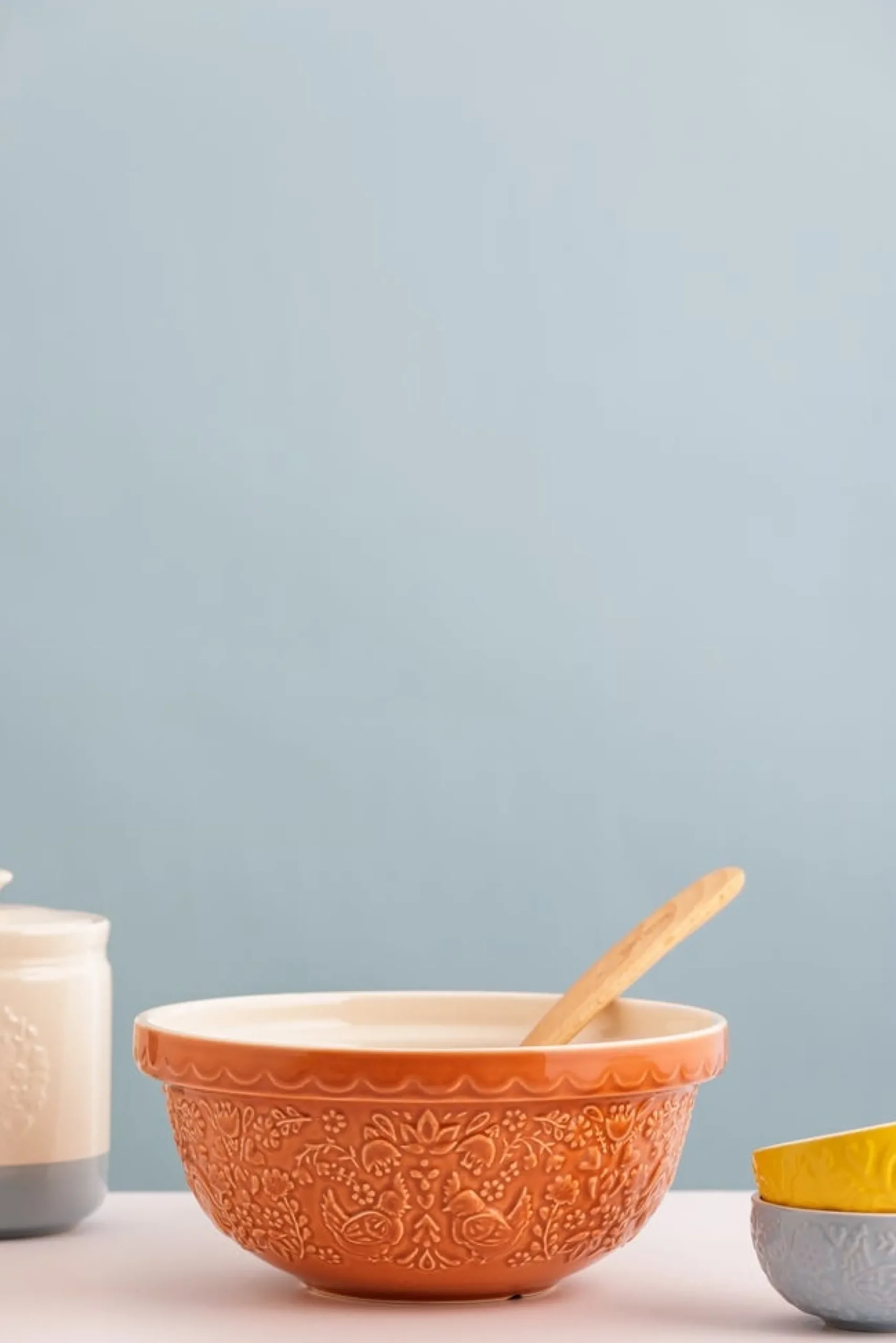 Home To Roost Mixing Bowls>Mason Cash Home To Roost S24 Orange Mixing Bowl 24cm