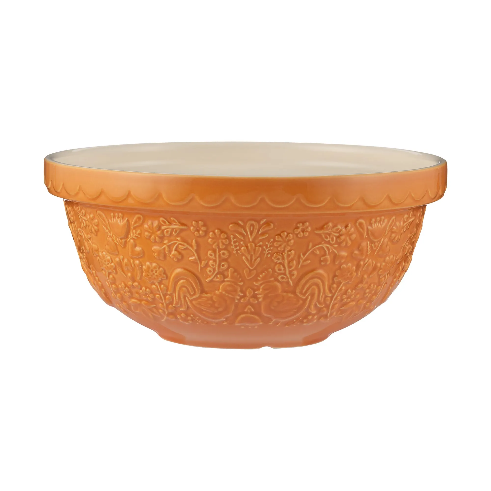 Home To Roost Mixing Bowls>Mason Cash Home To Roost S24 Orange Mixing Bowl 24cm