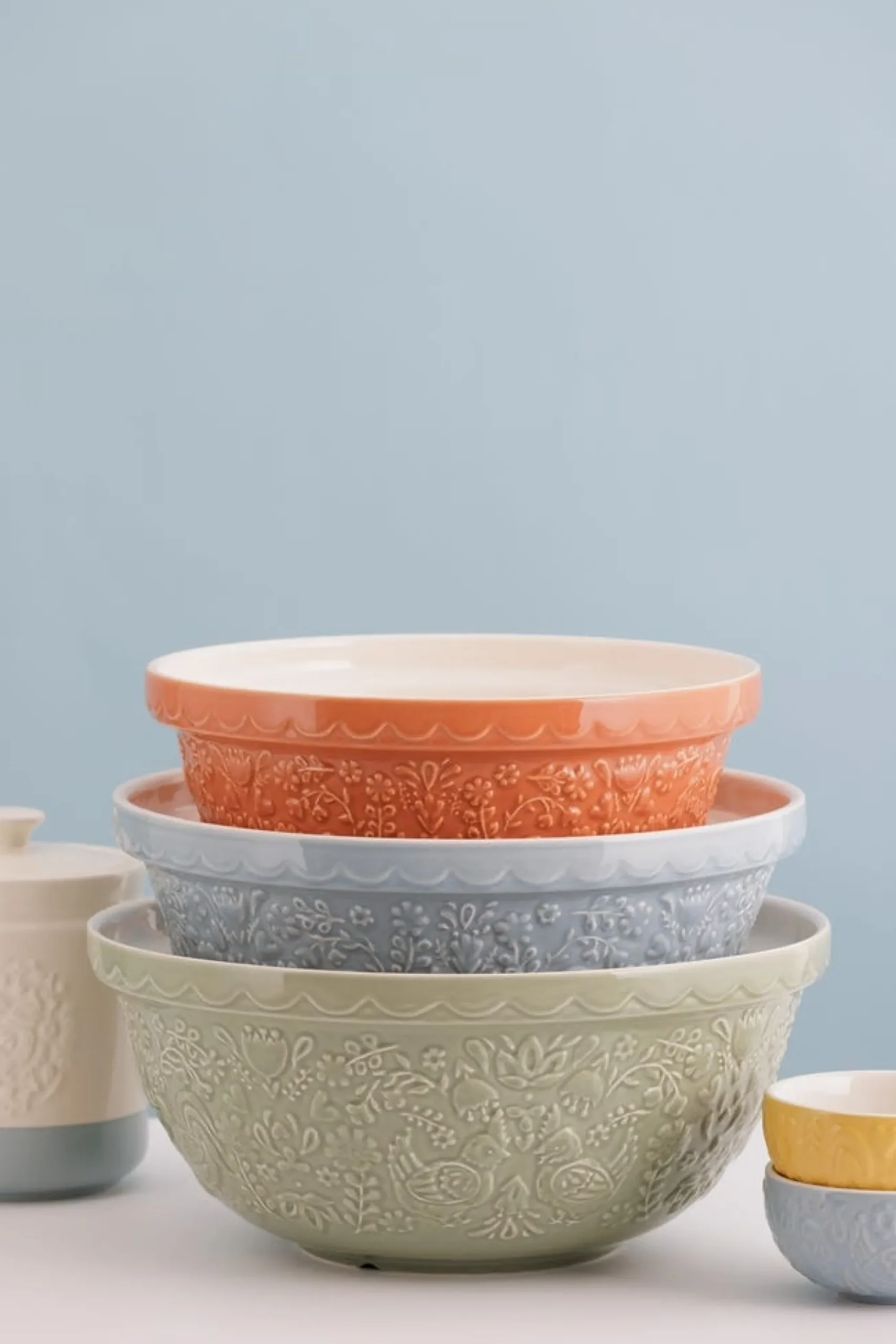 Home To Roost Mixing Bowls>Mason Cash Home To Roost S24 Orange Mixing Bowl 24cm