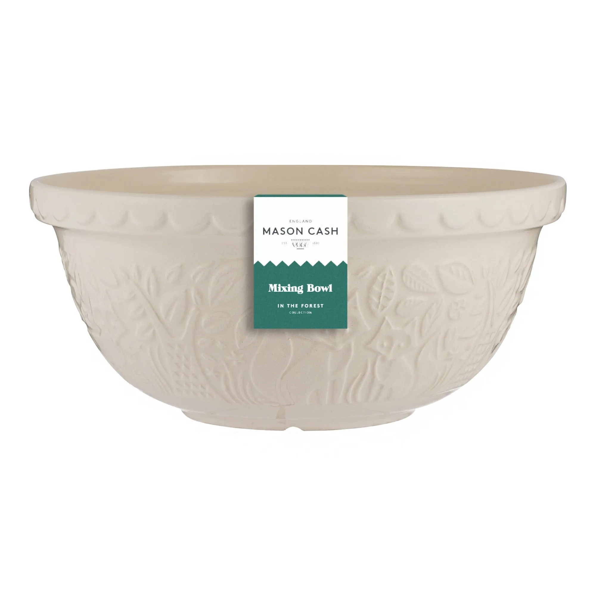 In The Forest Mixing Bowls>Mason Cash In The Forest S12 Cream Fox Mixing Bowl 29cm