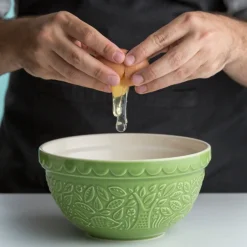 In The Forest Mixing Bowls>Mason Cash In The Forest S30 Green Hedgehog Mix Bwl 21cm
