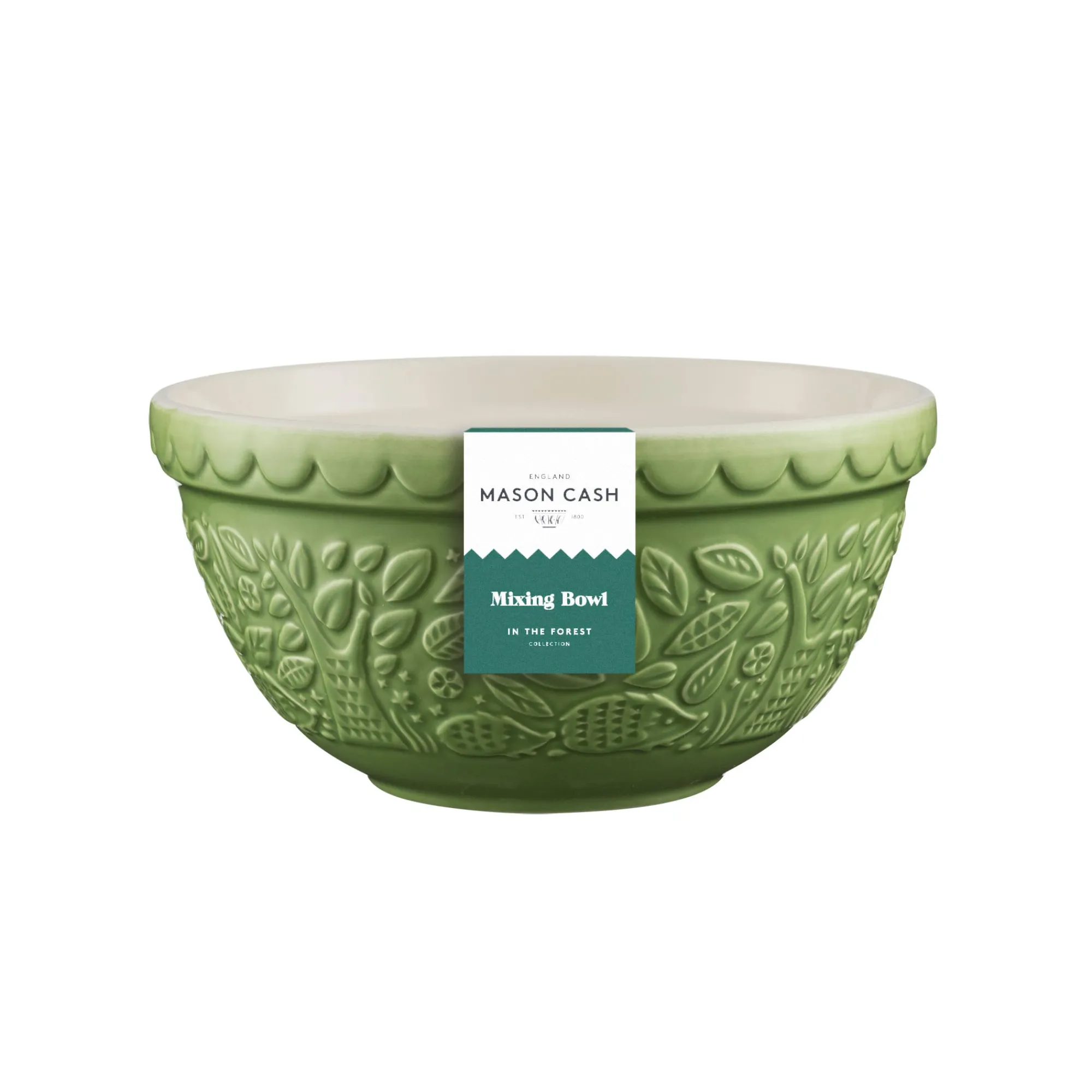 In The Forest Mixing Bowls>Mason Cash In The Forest S30 Green Hedgehog Mix Bwl 21cm