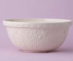 In The Meadow Mixing Bowls>Mason Cash In The Meadow S12 Cream Rose Mixing Bowl 29cm