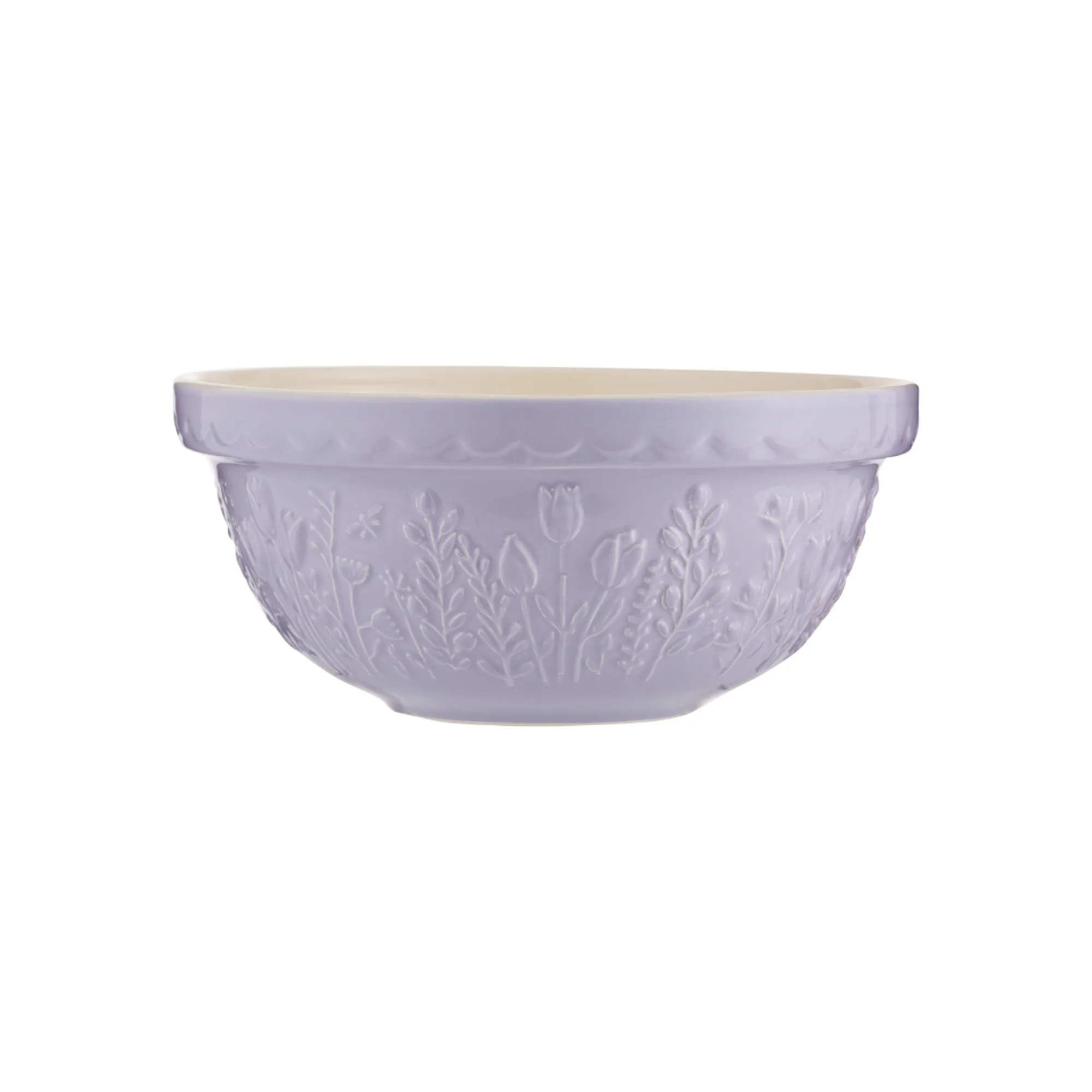 In The Meadow Mixing Bowls>Mason Cash In The Meadow S24 Tulip Lilac Mix Bowl 24cm