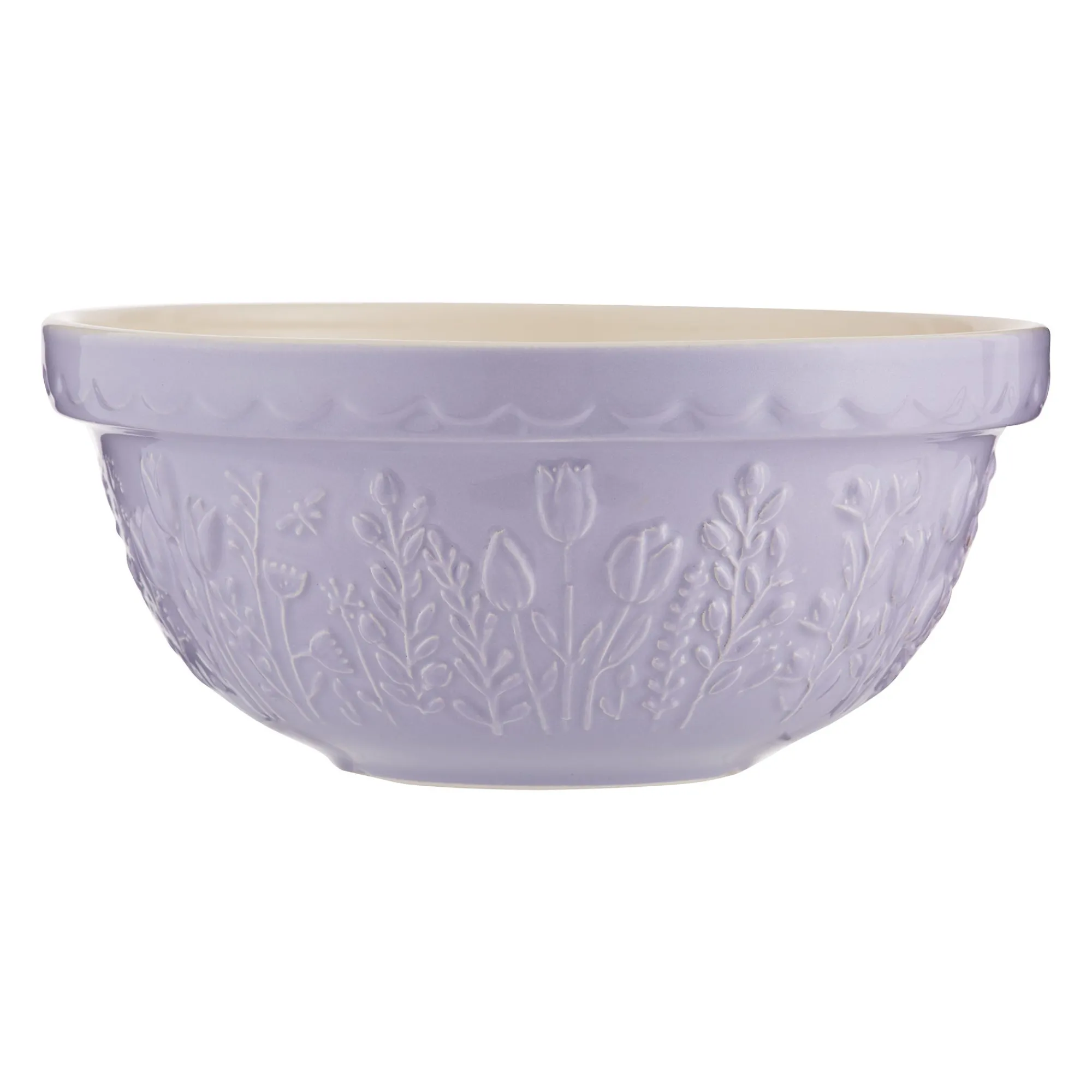 In The Meadow Mixing Bowls>Mason Cash In The Meadow S24 Tulip Lilac Mix Bowl 24cm