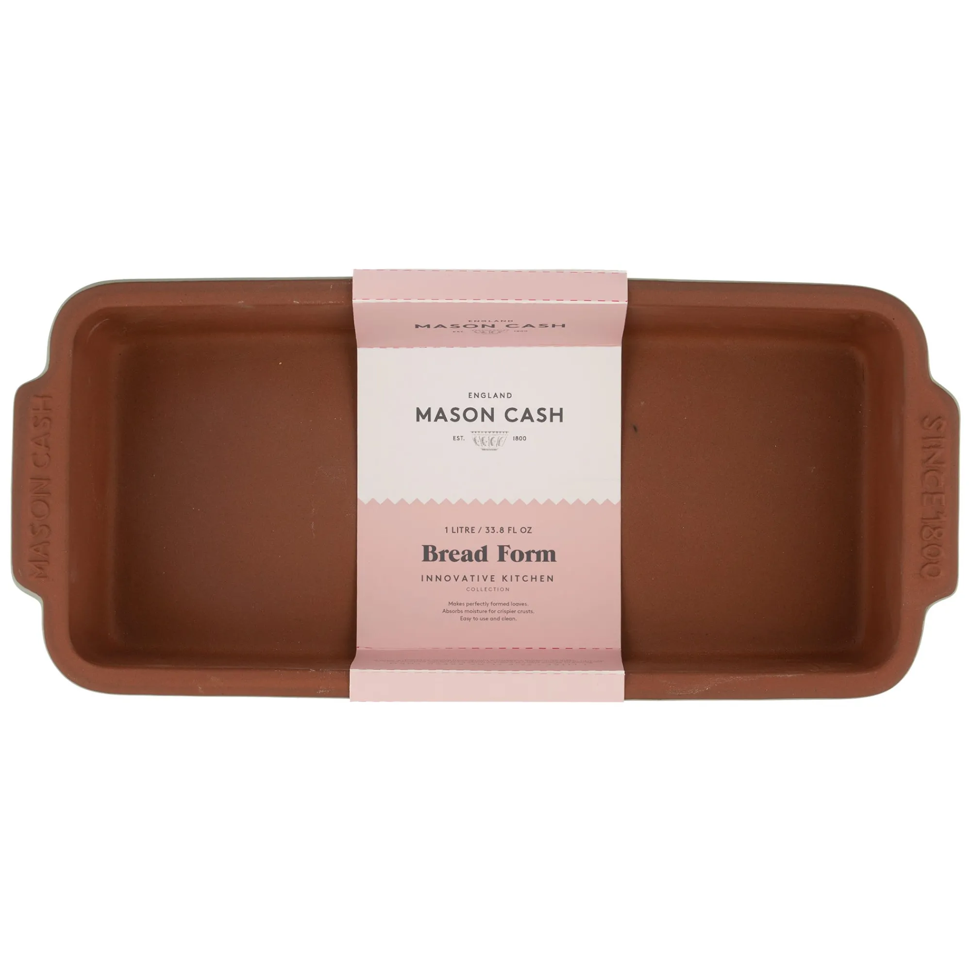 Terracotta Dishes|Rectangular Dishes>Mason Cash Innovative Kitchen Bread Form