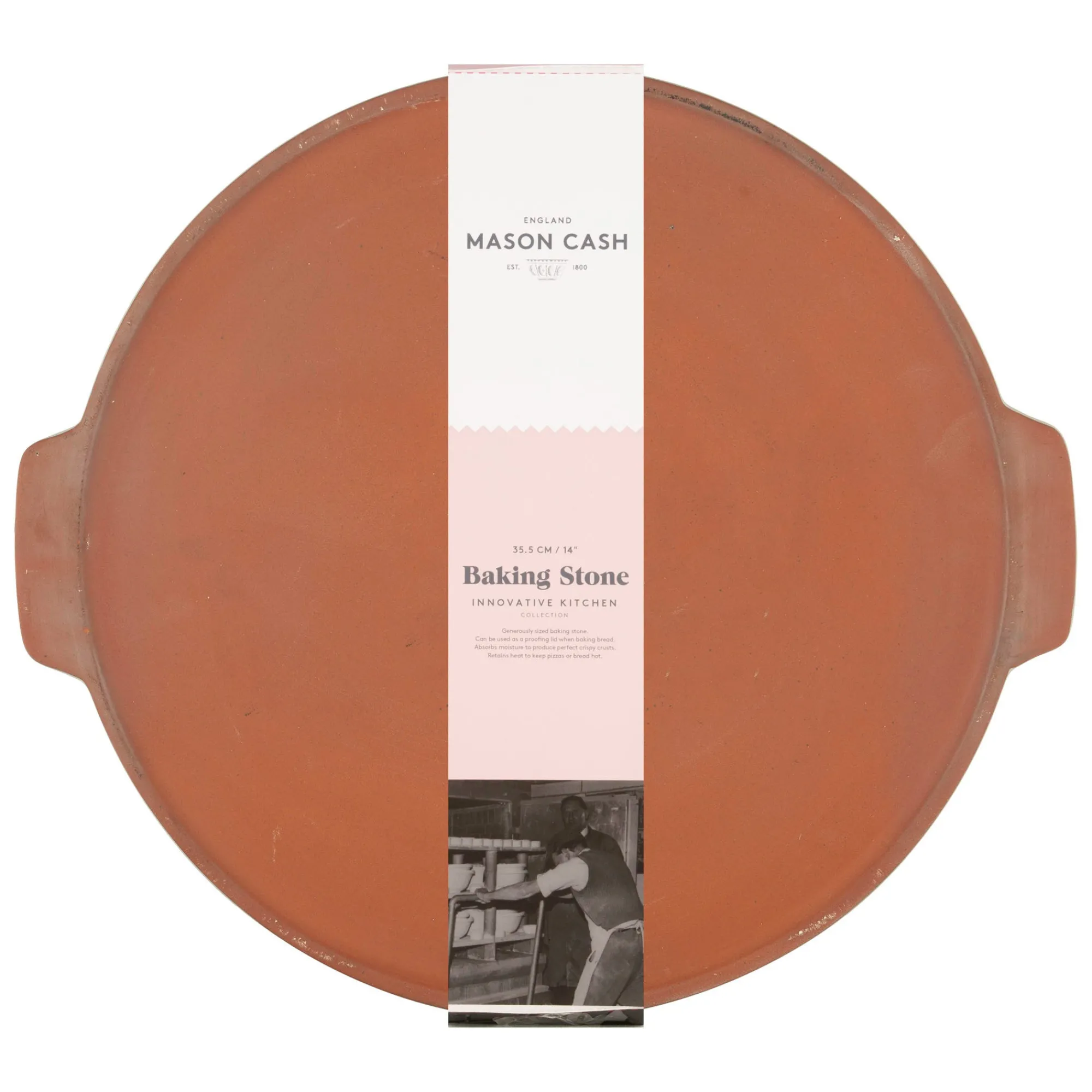 Terracotta Dishes>Mason Cash Innovative Kitchen Proofing Lid/Baking Stone