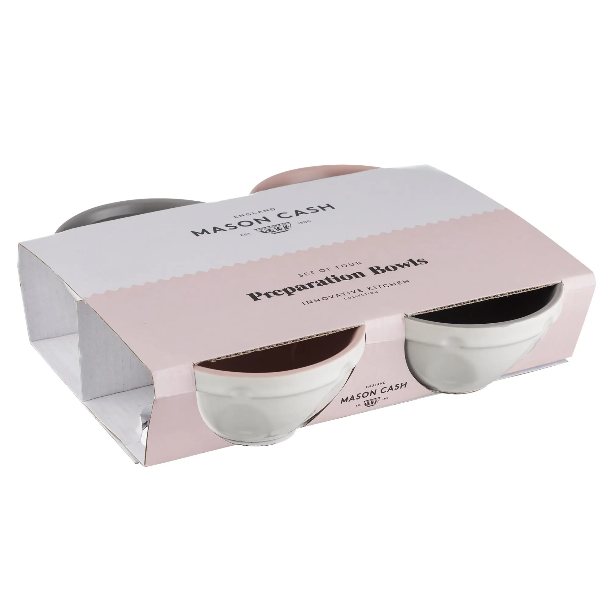 Serveware|Accessories>Mason Cash Innovative Kitchen Set 4 Mini Food Prep Bowls