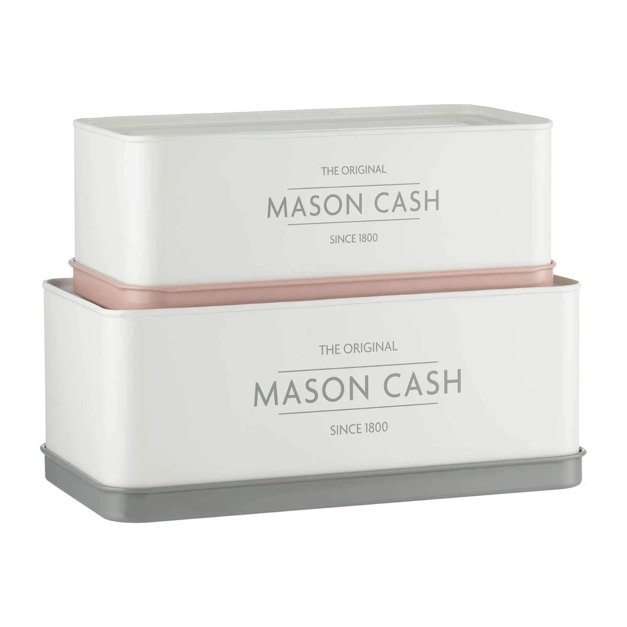 Cake Stands & Boxes|Storage>Mason Cash Innovative Kitchen Set Of 2 Rectangular Tins