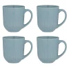 Mugs>Mason Cash Linear Set Of 4 Blue Mugs 300ml