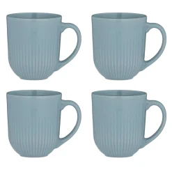 Mugs>Mason Cash Linear Set Of 4 Blue Mugs 300ml