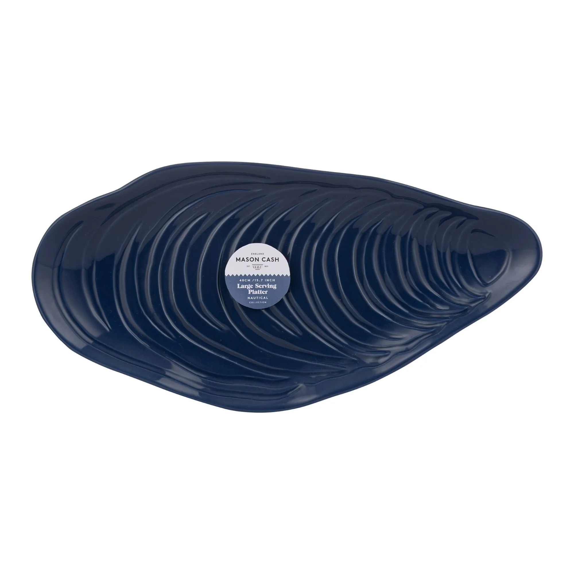 Serveware>Mason Cash Nautical Large Shell Platter