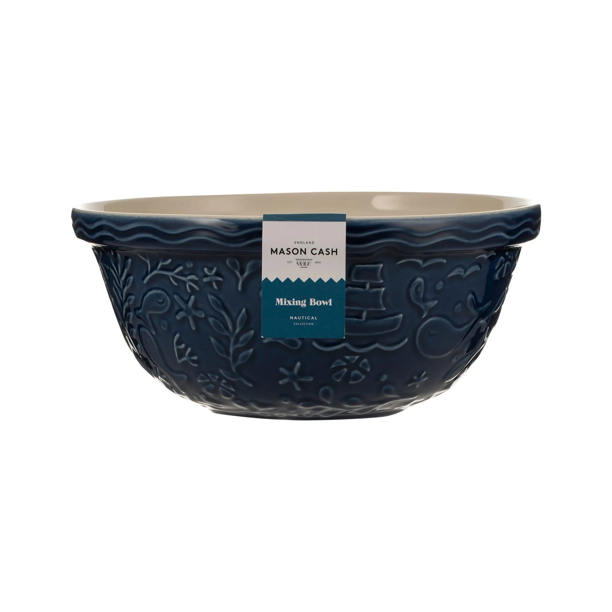 Nautical Mixing Bowls>Mason Cash Nautical S12 Navy Boat Mixing Bowl 29cm