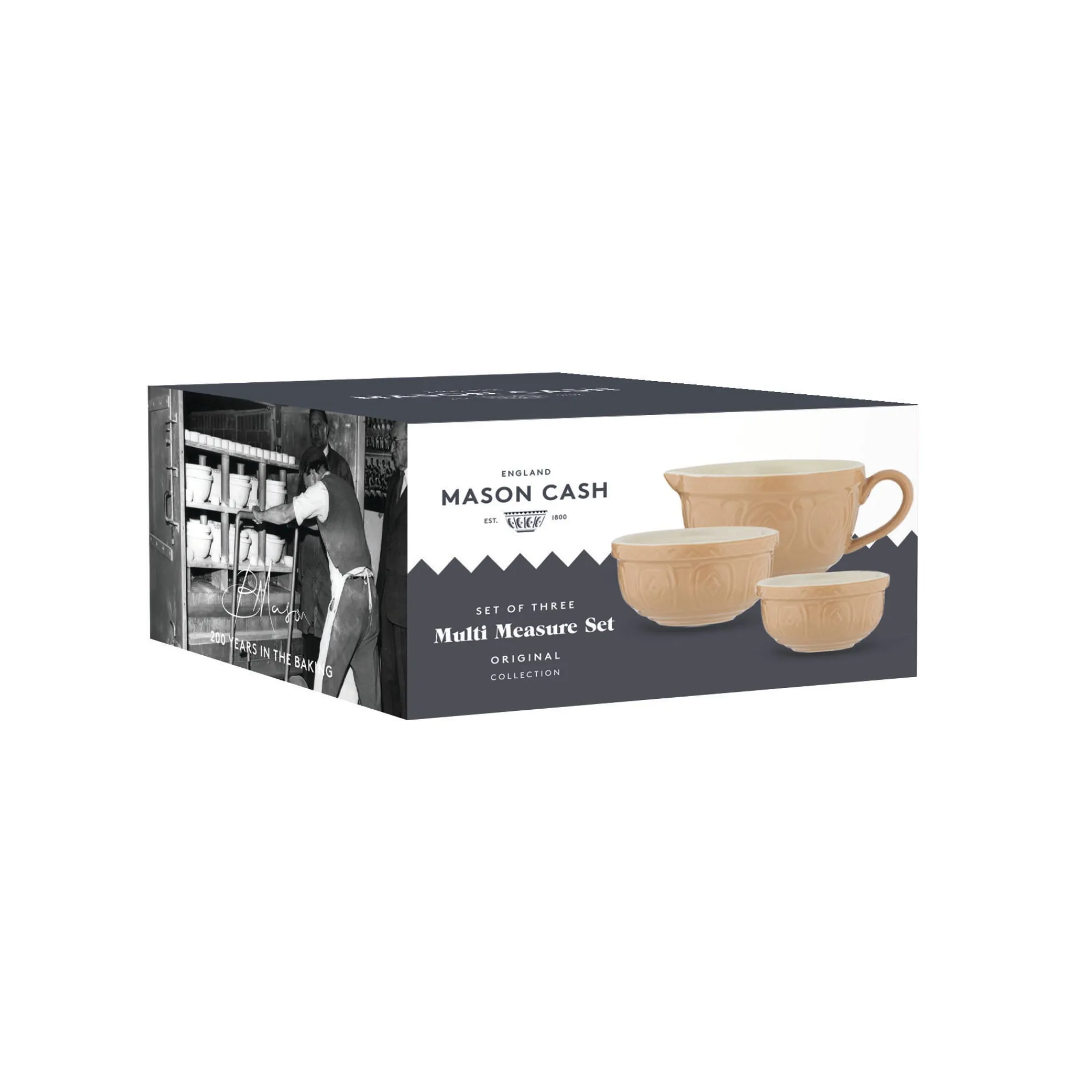 Measuring Jugs & Spoons>Mason Cash Original Cane Set 3 Measuring Cups