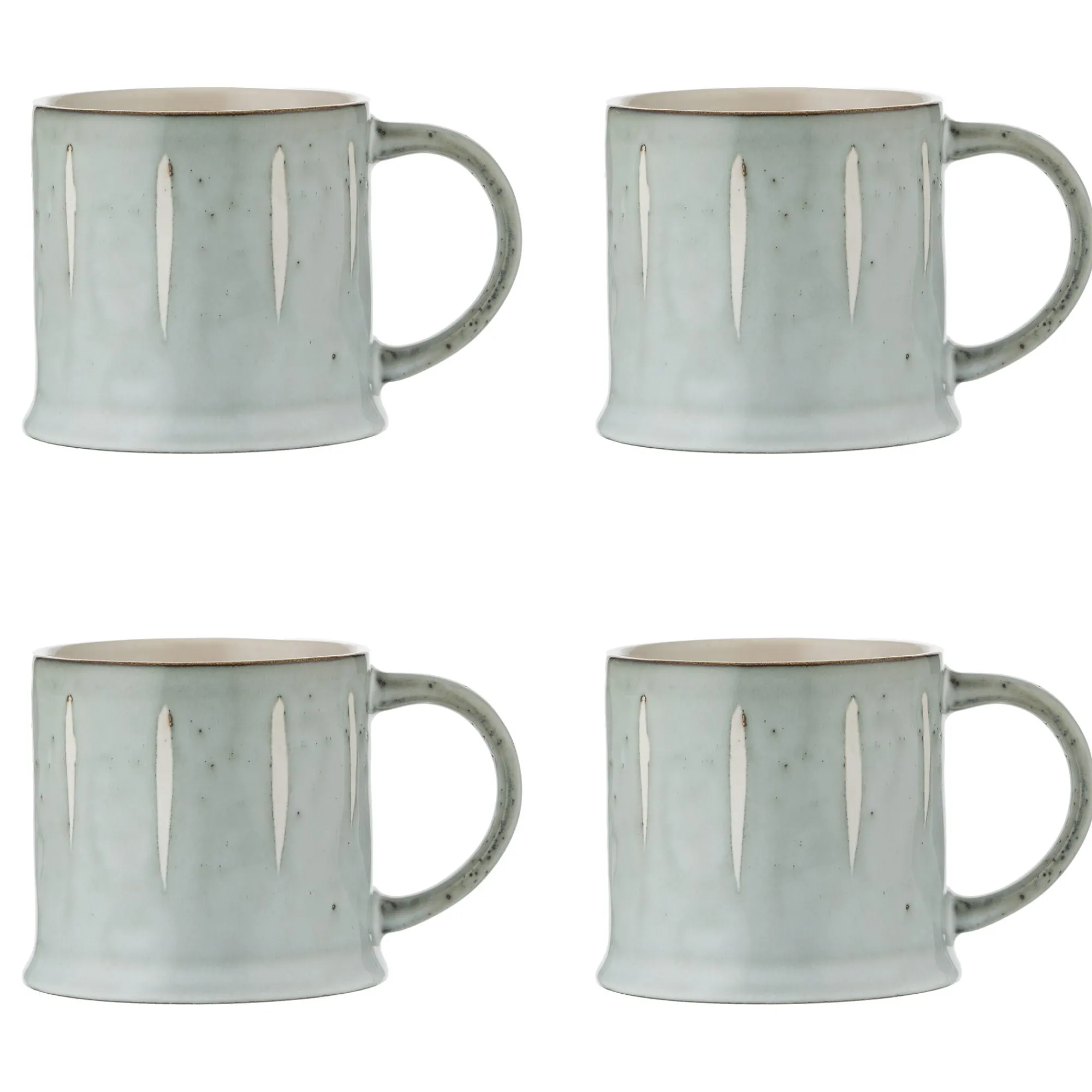 Mugs>Mason Cash Originals Reactive Set Of 4 Grey Mugs 400ml