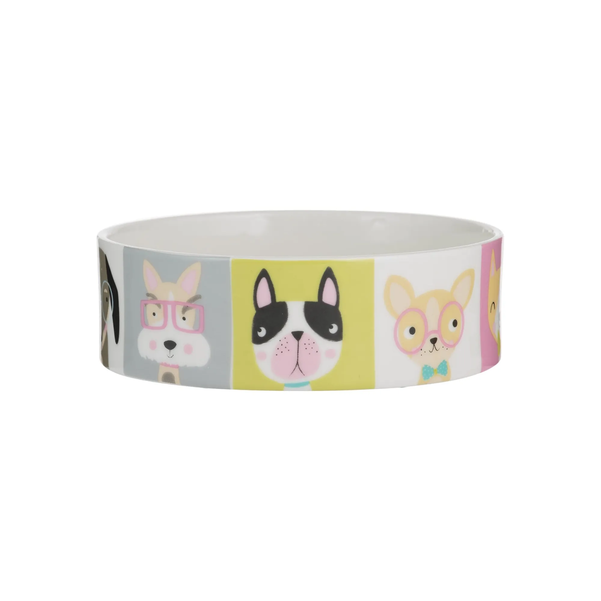 Decorated Pet Bowls|Dog Bowls>Mason Cash Pawtrait Dog Bowl 15x5cm