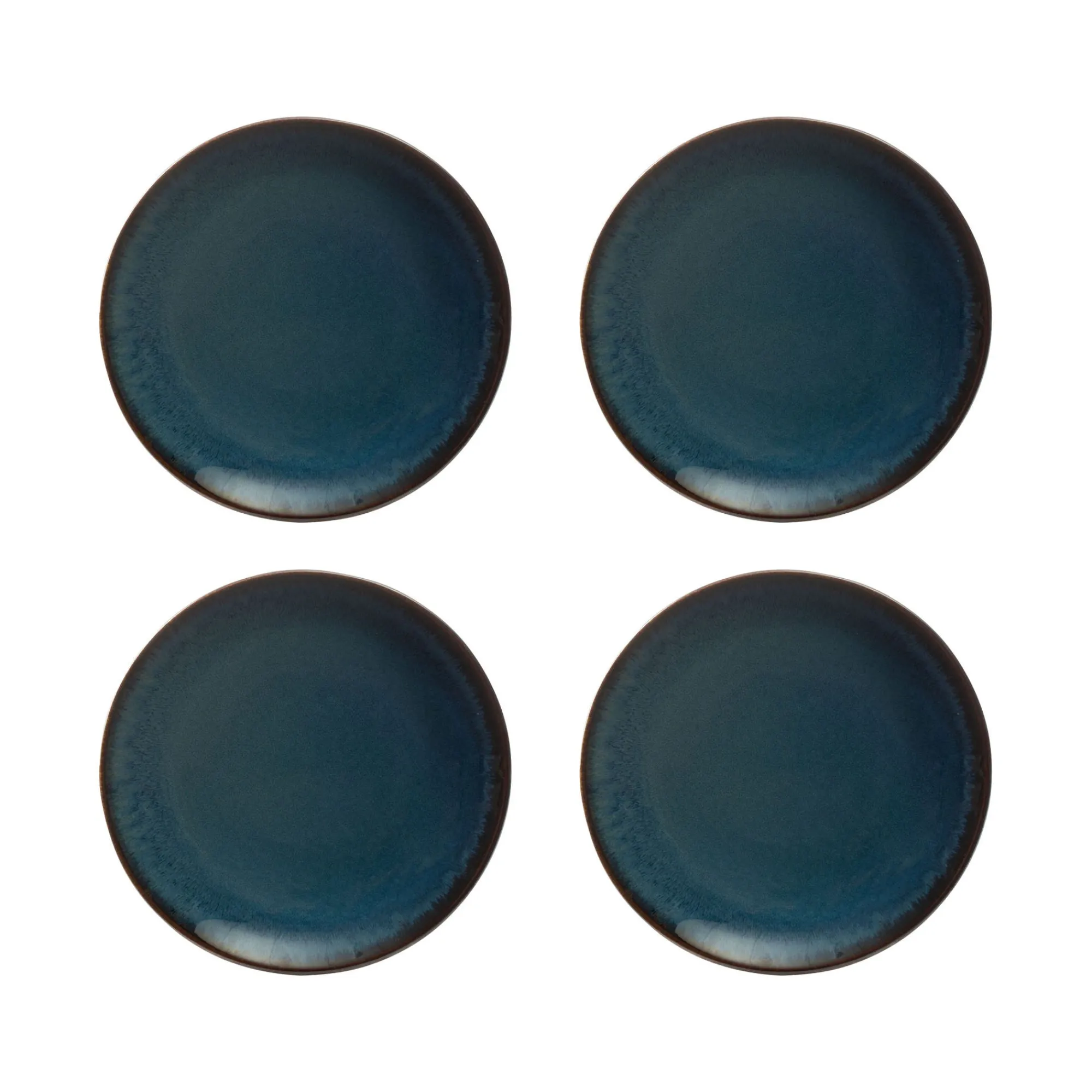 Plates>Mason Cash Reactive Blue Set Of 4 Side Plates