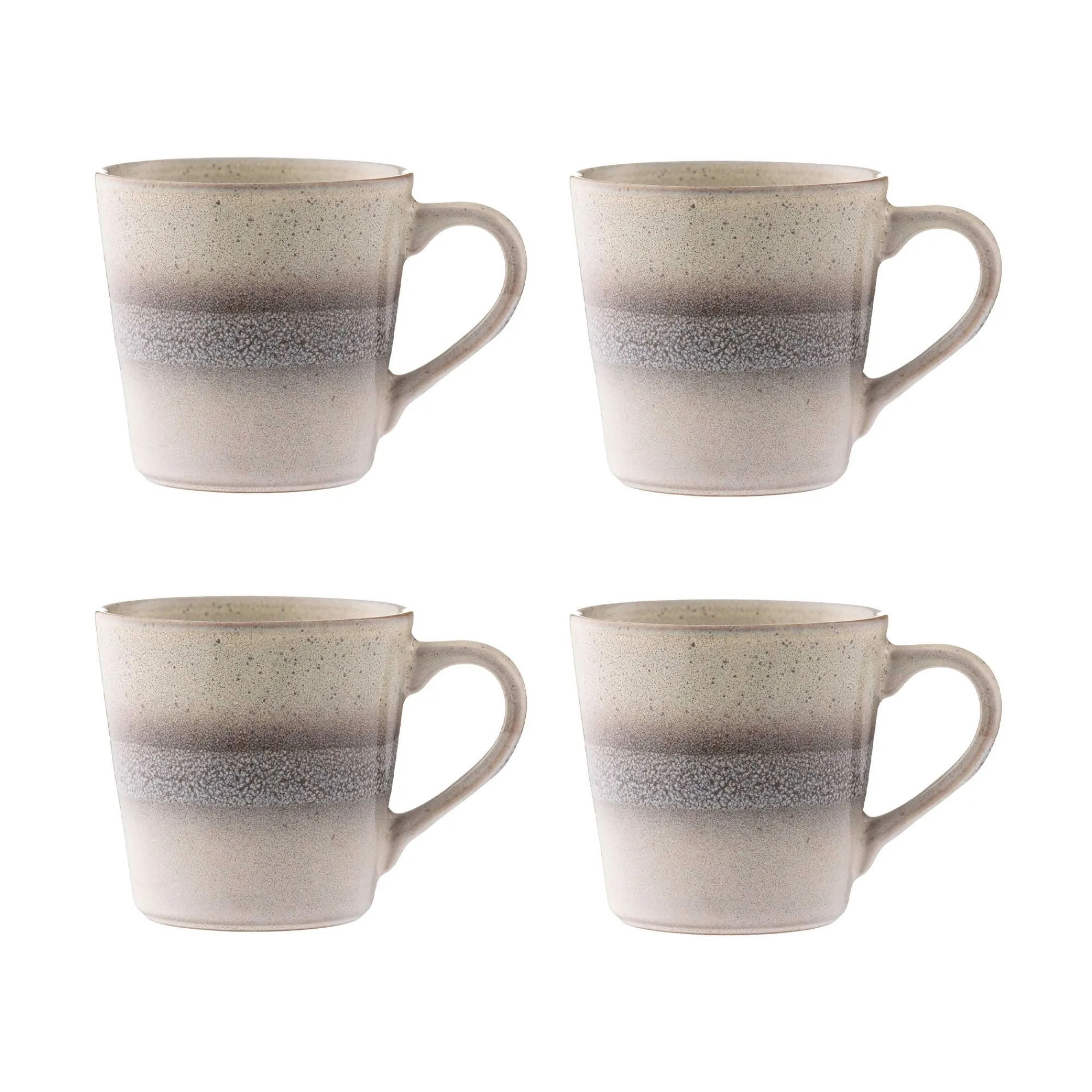 Mugs>Mason Cash Reactive Fade Set Of 4 Mugs Cream