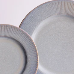 Plates>Mason Cash Reactive Linear Grey Set 4 Side Plates