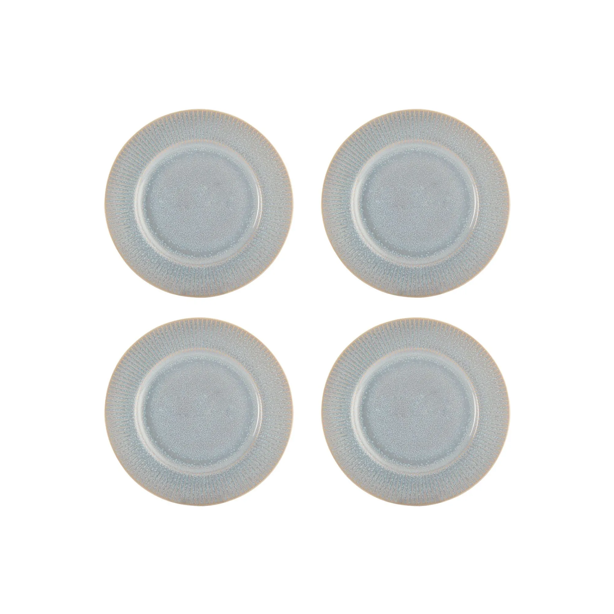 Plates>Mason Cash Reactive Linear Grey Set 4 Side Plates