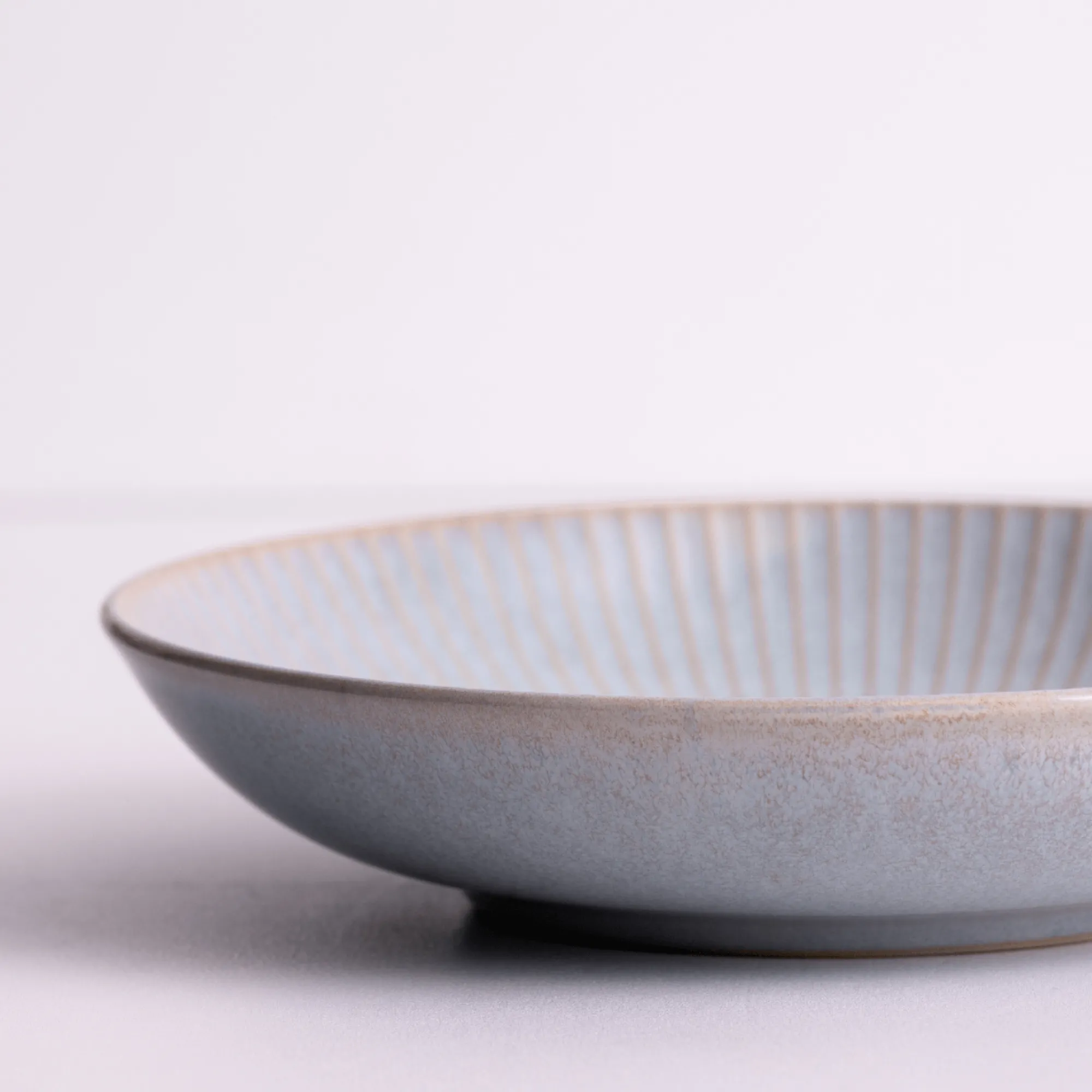 Bowls>Mason Cash Reactive Linear Grey Set Of 4 Pasta Bowls