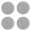 Plates>Mason Cash Reactive Linear Grey Set Of 4 Dinner Plates