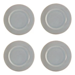 Plates>Mason Cash Reactive Linear Grey Set Of 4 Dinner Plates