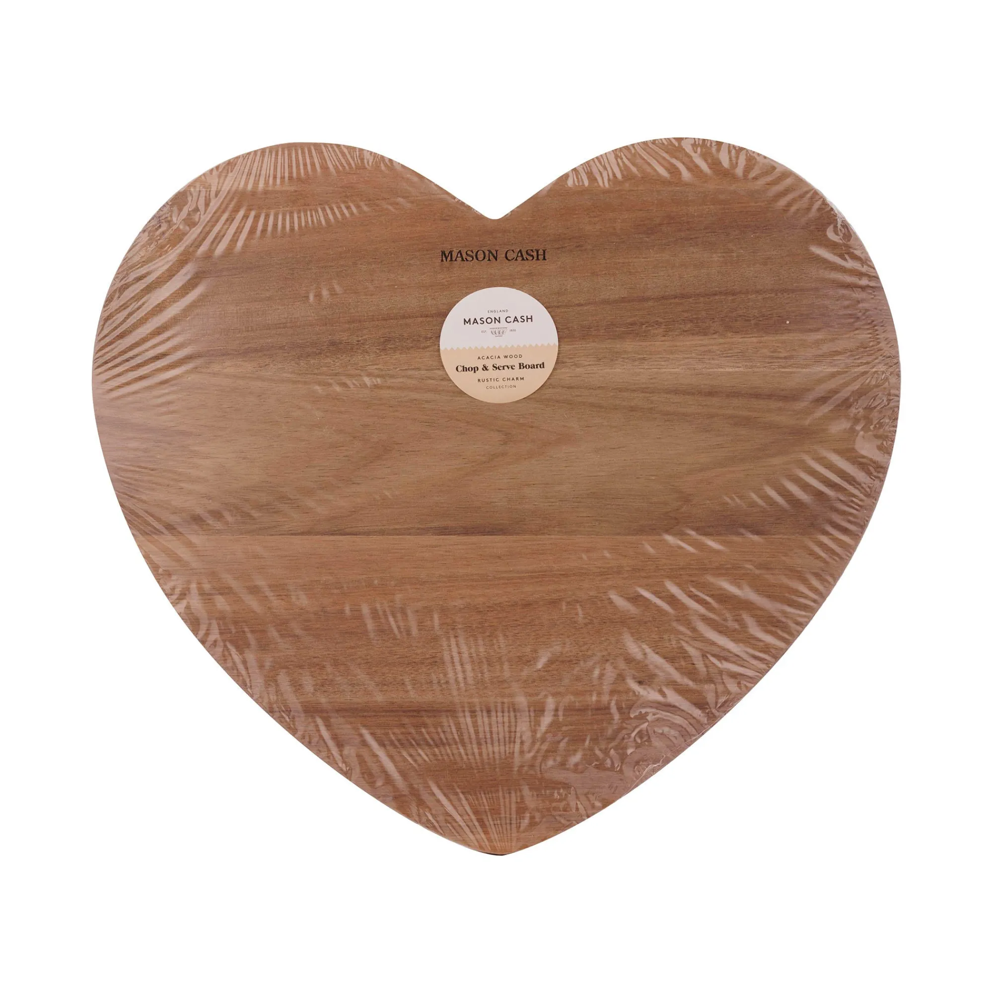 Chopping Boards>Mason Cash Rustic Charm Heart Chop Board 38cm