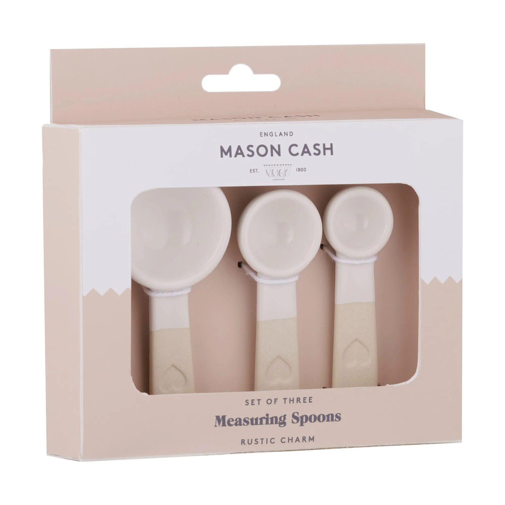 Accessories|Measuring Jugs & Spoons>Mason Cash Rustic Charm Set 3 Measuring Spoons