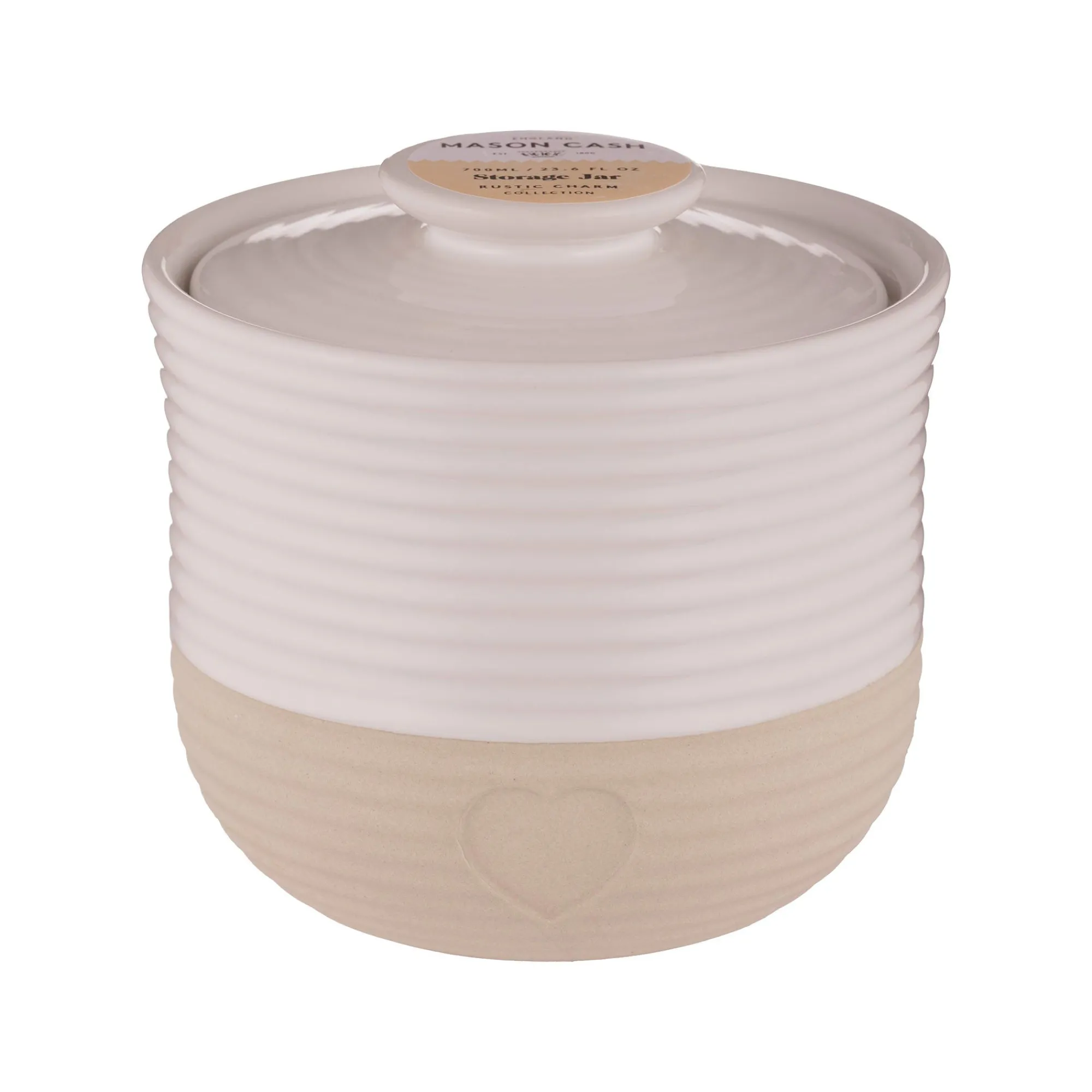 Storage>Mason Cash Rustic Charm Storage Jar 12x12.7cm