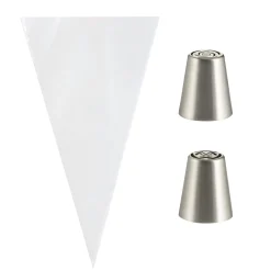 Piping & Icing>Mason Cash Set 2 Russia Nozzles & 6 Bags