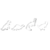 Cookie Cutters>Mason Cash Set Of 4 Dinosaur Cookie Cutters