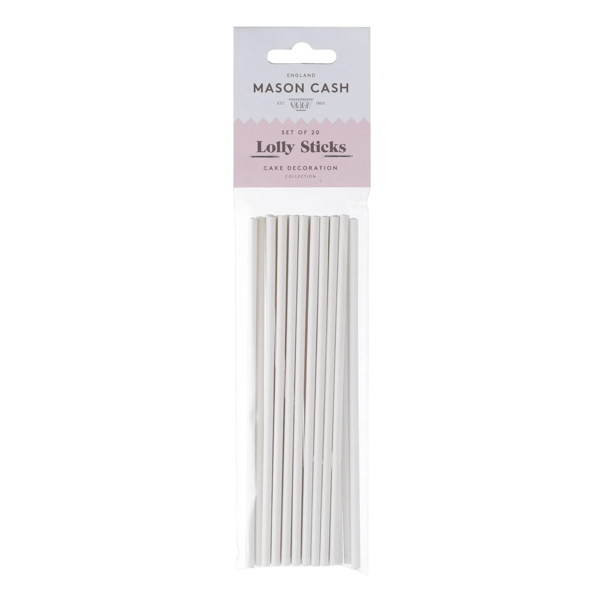 Chocolate Making Tools>Mason Cash Set Of 20 Lolly Sticks 15cm White